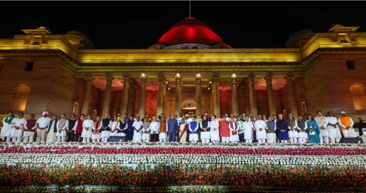 Modi cabinet - మోడీ మంత్రివర్గంలో ప్రమాణ స్వీకారం చేసిన నేతలు వీరే...